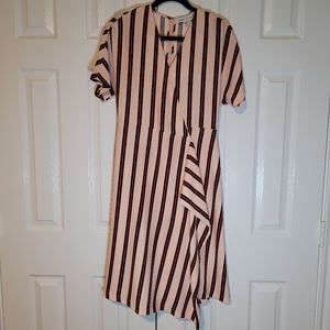 Gibson Latimer Blush Pink Stripe Dress Size 4